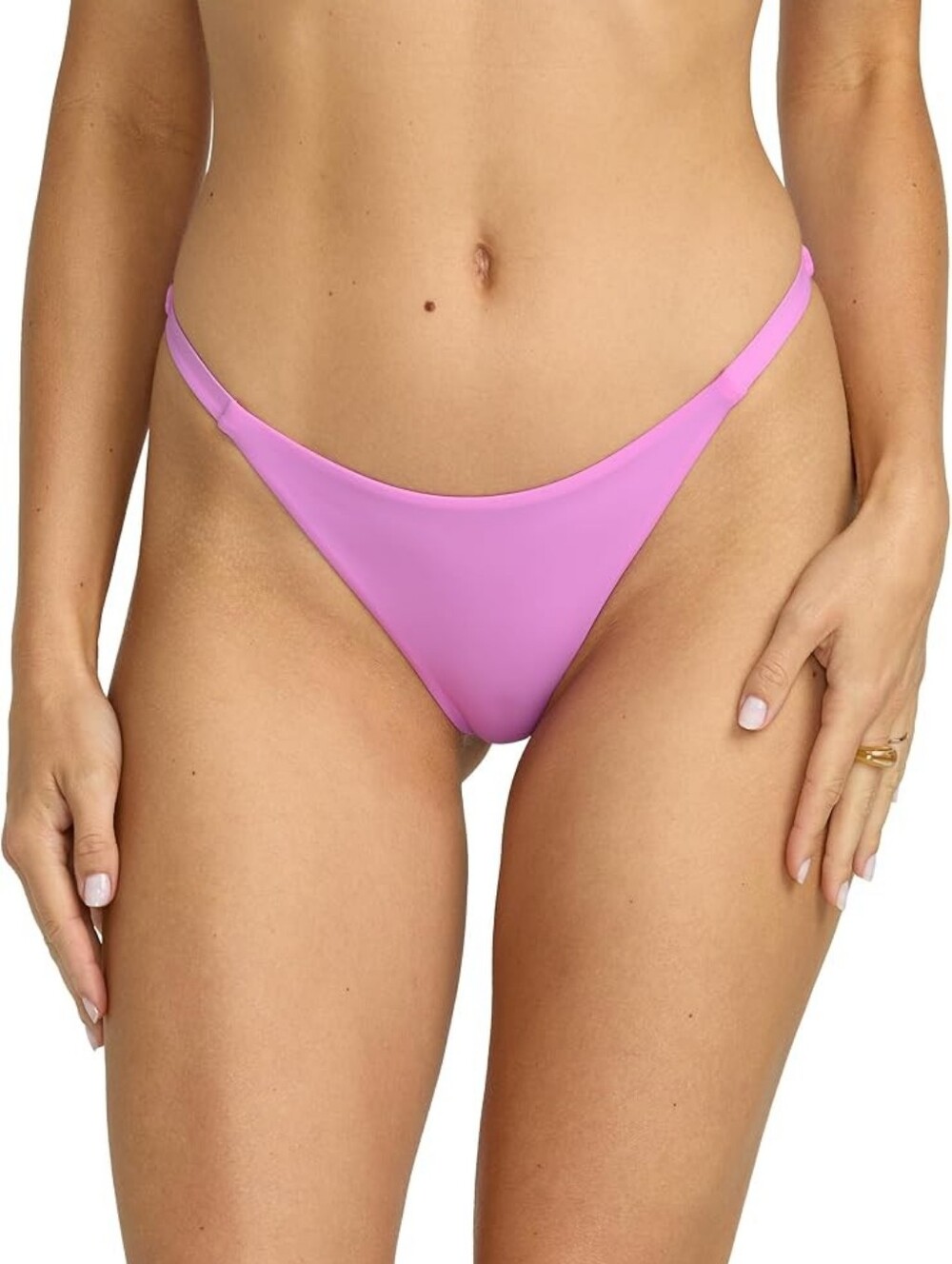 Billabong Women's Classic High-Cut Bikini Bottom Sol Searcher Maya Rose Pink, S